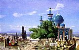 Jean-Leon Gerome Cemetery Gone to Seed painting